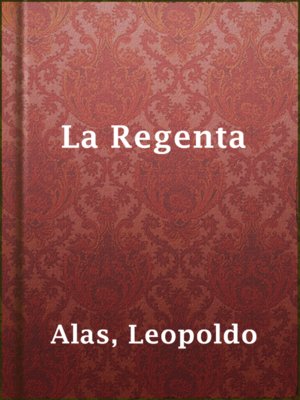 cover image of La Regenta